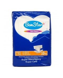 BEM STAR ADULT DIAPER L/XL 10s