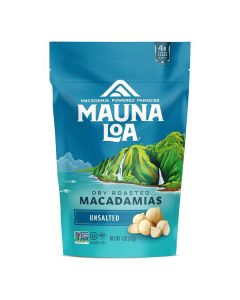 MAUNA LOA MACADAMIAS ROASTED UNSALT 4oz