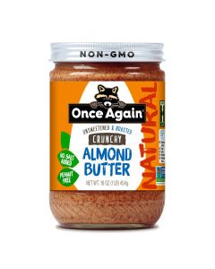 ONCE ALMOND BUTTER CRUNCHY 16oz