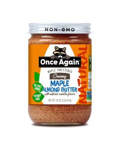 ONCE ALMOND BUTTER MAPLE SMOOTH 16oz