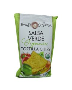 BRADS TORTILLA CHIPS SALSA VERDE 8oz