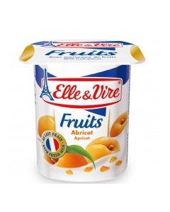 ELLE & VIRE FRUITS APRICOT 125g