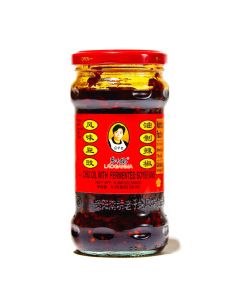 LAOGANMA CHILI OIL W/FERM SOYBEAN 9.8oz