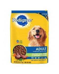PEDIGREE ADULT CHICKEN RICE VEG 17lb