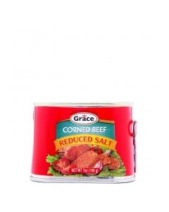 GRACE CORNED BEEF LOW SALT 7oz