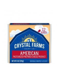 CRYSTAL FARMS AMERCAN SLICE 8oz