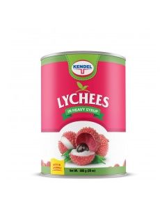 KENDEL LYCHEES HEAVY SYRUP 565g