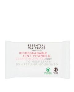 WAITROSE FACIAL WIPES VITAMIN E 25s