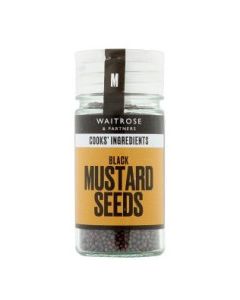 WAITROSE CI BLACK MUSTARD SEEDS 55g