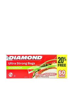 DIAMOND SANDWICH ZIPPER BAGS 60s