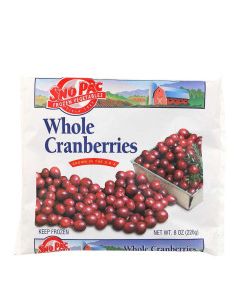 SNO PAC CRANBERRIES WHOLE 8oz