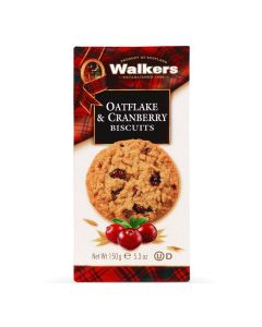 WALKERS OATFLAKE&CRANBERRY BISCUITS 150g