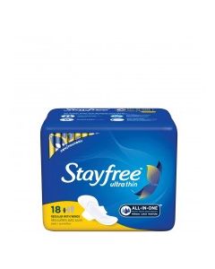 STAYFREE U/THIN REG W/WINGS 18s