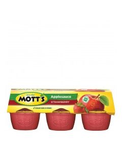 MOTTS APPLE SAUCE STRAWBERRY 6x4oz