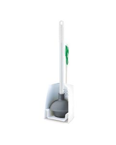 LIBMAN TOILET BRUSH PLUNGER COMBO 1ct