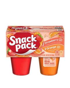 SNACK PACK GEL STRAWBERRY ORANGE 368g