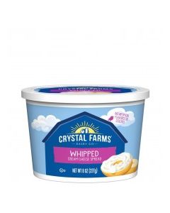 CRYSTAL FARMS CREAM CHEESE WHIPPED 8oz