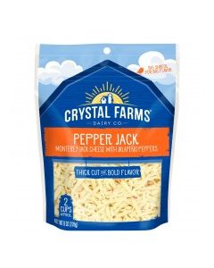 CRYSTAL FARMS PEPPER JACK SHRED 8oz