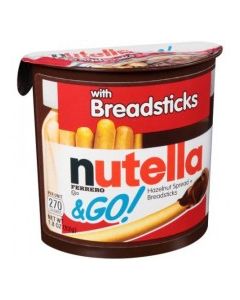 NUTELLA W/BREADSTICKS 52g