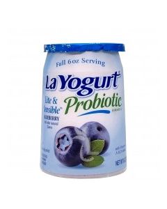 LA YOGURT LIGHT BLUEBERRY 6oz
