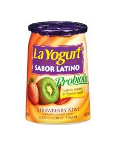 LA YOGURT SABOR LATINO STRAW KIWI 6oz
