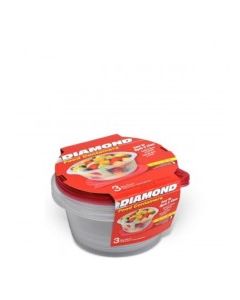 DIAMOND CONTAINER BIG BOWL 3x48oz