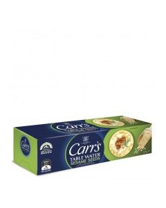 CARRS TBL WATER CRACKERS SESAME 125g