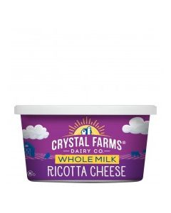 CRYSTAL FARMS RICOTTA WHOLE MILK 15oz