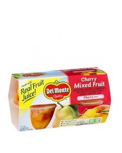 DEL MONTE MIXED FRUIT CHERRY GEL 4x4oz