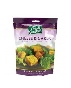FRESH GOURMET CROUTON CHEESE GARLIC 5oz
