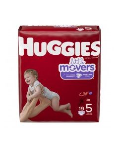 HUGGIES LITTLE MOVERS XXL #5 19s