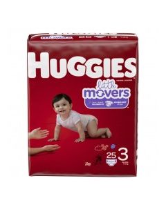 HUGGIES LITTLE MOVERS #3 25s