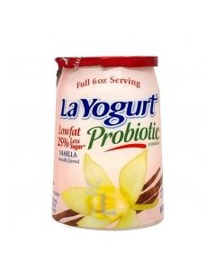 LA YOGURT LOW FAT VANILLA 6oz