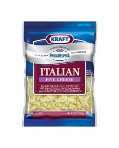 KRAFT ITALIAN FIVE CHEESE PHILLY 8oz