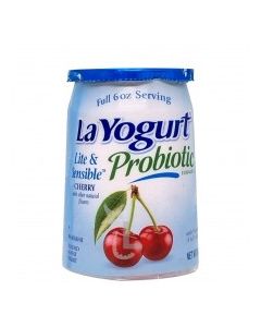 LA YOGURT LIGHT CHERRY 6oz