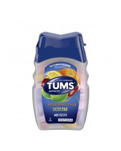 TUMS EXTRA STRENTH ASSORTED FRUIT 48s