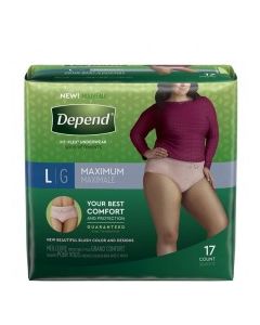 DEPEND UNDERWEAR F/W L 17s