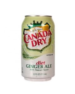 CANADA DRY GINGER ALE ZERO 12oz