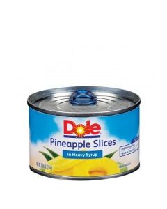 DOLE PINEAPPLE SLICES IN SYRUP 8.25oz