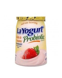 LA YOGURT RICH CREAMY STRAWBERRY 6oz