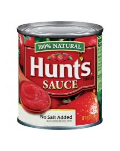 HUNTS TOMATO SAUCE NO SALT 8oz