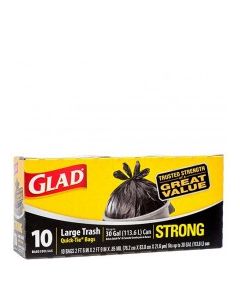 GLAD QT LARGE TRASH BAGS 10s