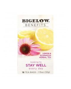 BIGELOW TEA BENEFITS STAY WELL 18s