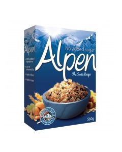 ALPEN CEREAL NO SUGAR 560g