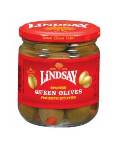 LINDSAY WHOLE OLIVE QUEEN PITTED 7oz