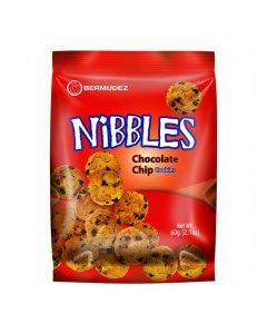 BERMUDEZ NIBBLES CHOC CHIP 60g