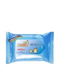 CUBBIES ANTIBACTERIAL WIPES 10s