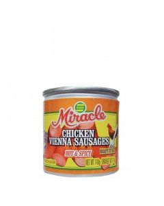 MIRACLE VIENNA SAUSAGES HOT&SPICY 140g