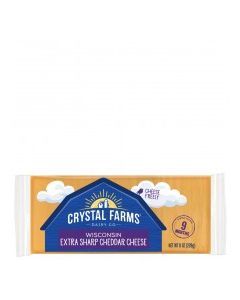 CRYSTAL FARMS CHEDDAR X/SHARP BLK 8oz