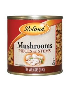 ROLAND MUSHROOM PIECES&STEMS 4oz